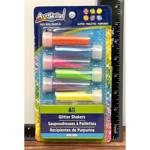 ArtSkills Neon Glitter Shakers 6-Piece Set - Picture 1 of 3